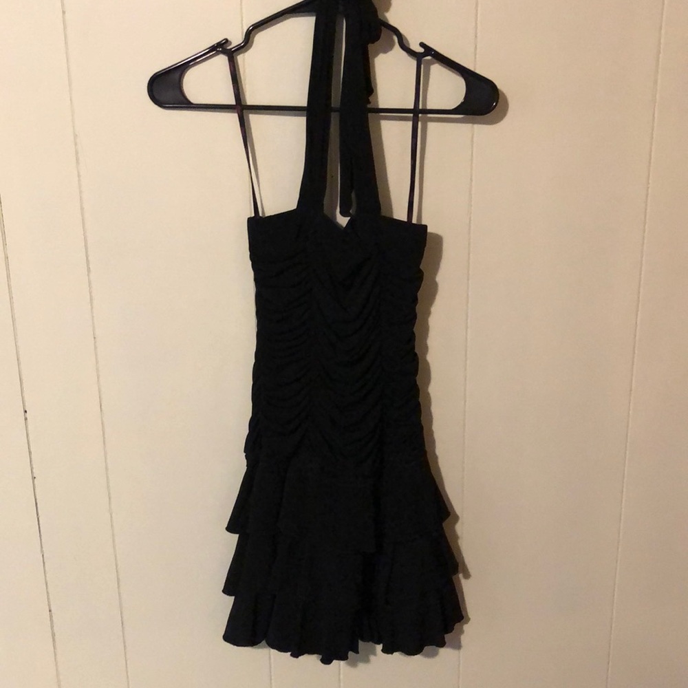 Black cocktail dress